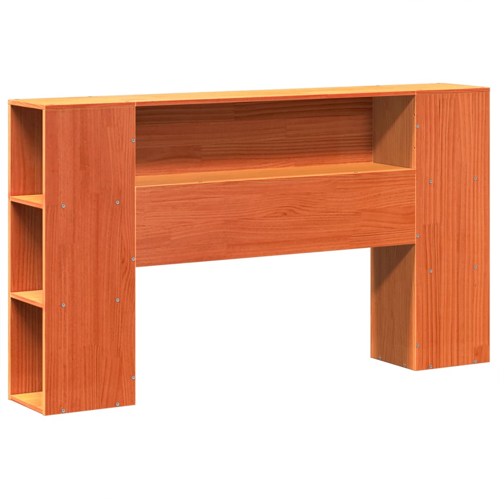 vidaXL Σκελετός Κρεβ. Χωρίς Στρώμα Καφέ Κεριού 120x190 εκ Μασίφ Πεύκο