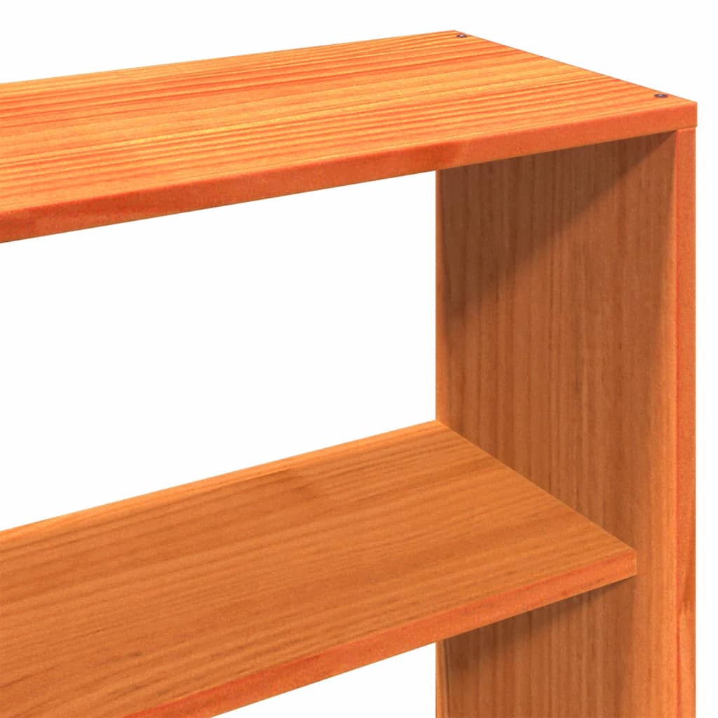 vidaXL Σκελετός Κρεβ. Χωρίς Στρώμα Καφέ Κεριού 200x200 εκ Μασίφ Πεύκο