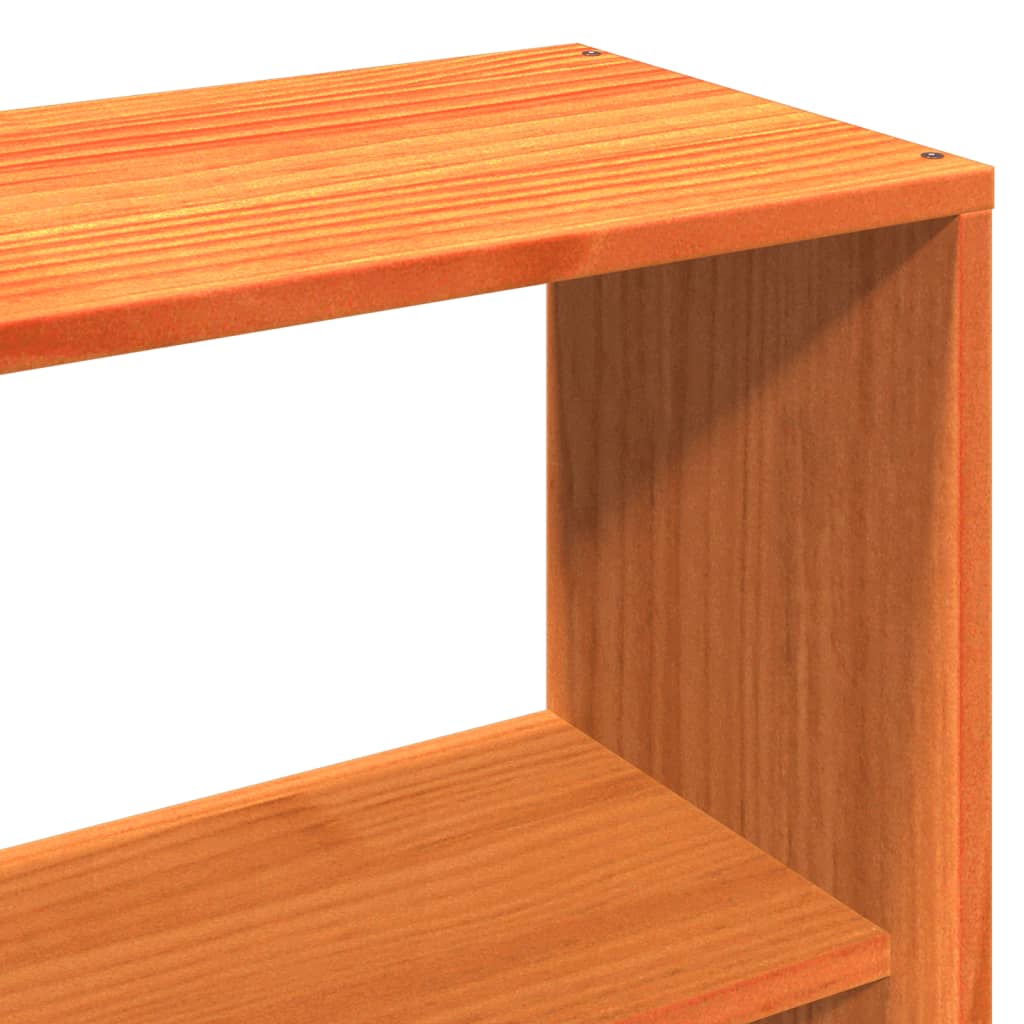 vidaXL Σκελετός Κρεβ. Χωρίς Στρώμα Καφέ Κεριού 120x190 εκ Μασίφ Πεύκο