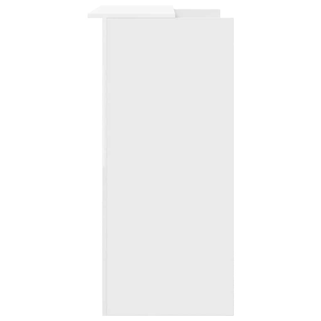 vidaXL Γραφείο Υποδοχής Λευκό 100x50x103,5 εκ. από Τεχνητό Ξύλο
