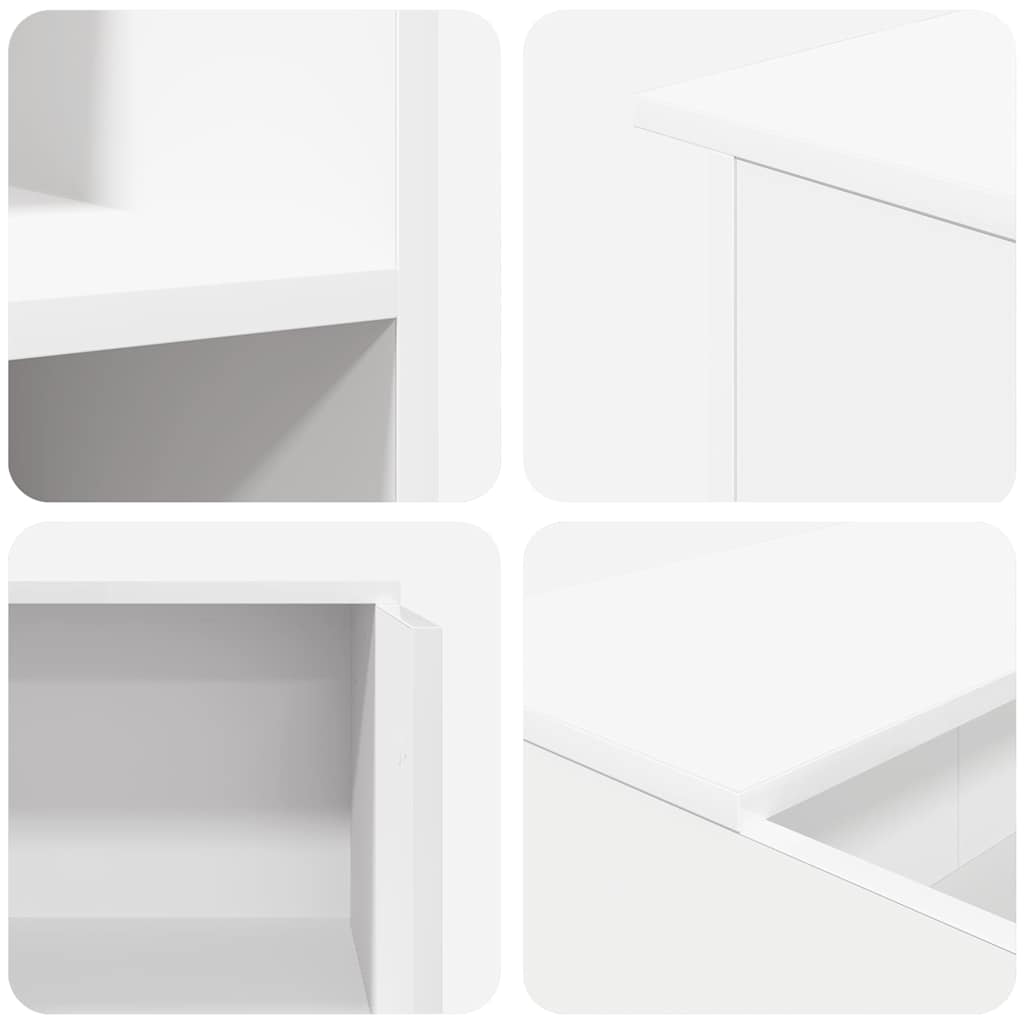 vidaXL Γραφείο Υποδοχής Λευκό 100x50x103,5 εκ. από Τεχνητό Ξύλο