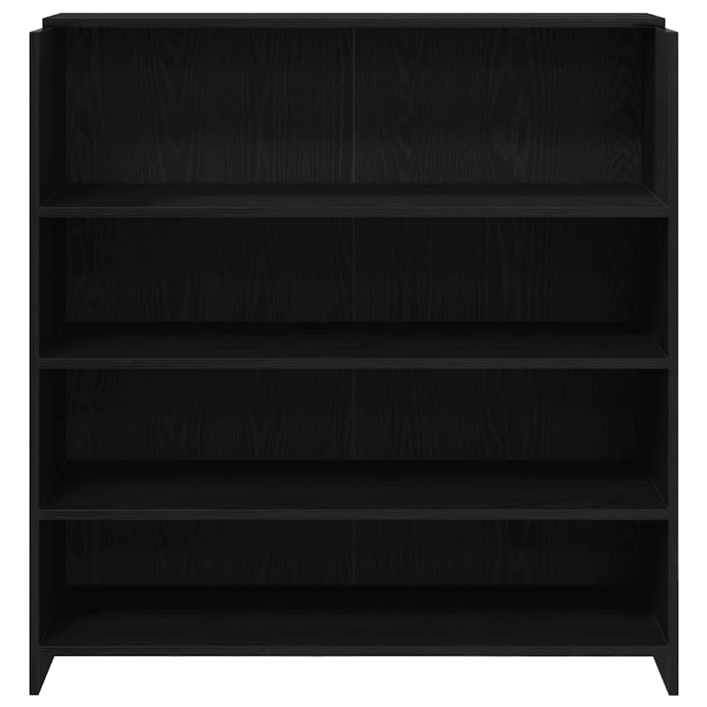 vidaXL Γραφείο Υποδοχής Μαύρη Δρυς 100x50x103,5 εκ. από Τεχνητό Ξύλο