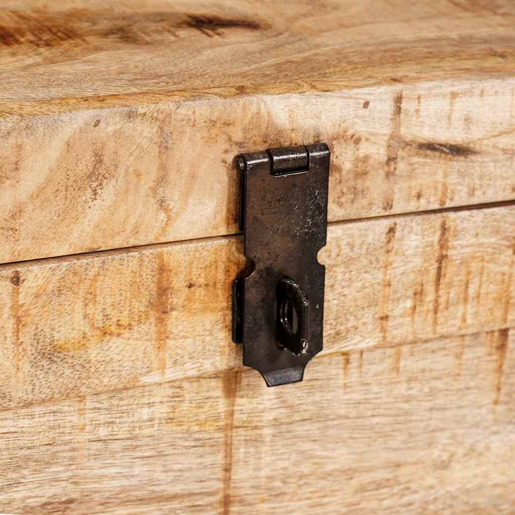 vidaXL Κουτί αποθήκευσης με αποθήκευση με κλειδαριά Μασίφ ξύλο μάνγκο