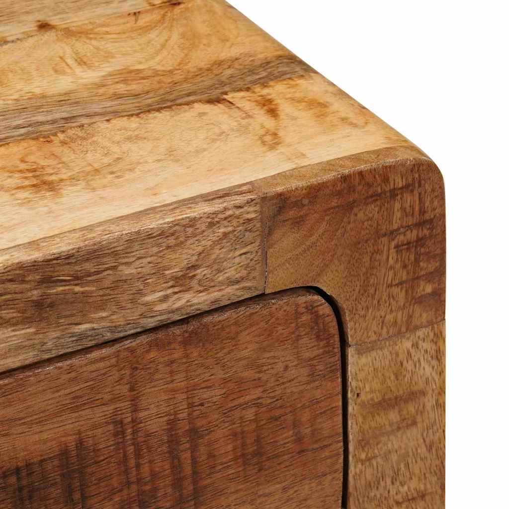 vidaXL Τοίχου κομοδίνο με ράφι Καφέ 40 x 30 x 36 εκ. Μασίφ ξύλο μάνγκο