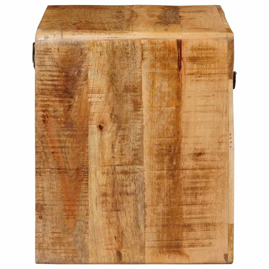 vidaXL Τοίχου κομοδίνο με ράφι Καφέ 40 x 30 x 36 εκ. Μασίφ ξύλο μάνγκο