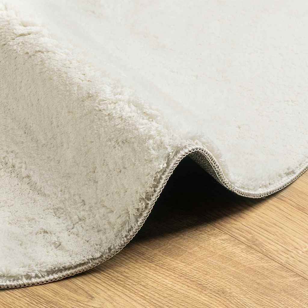 vidaXL Χαλί HUARTE Κρεμ 140 x 200 cm Πολυεστέρας