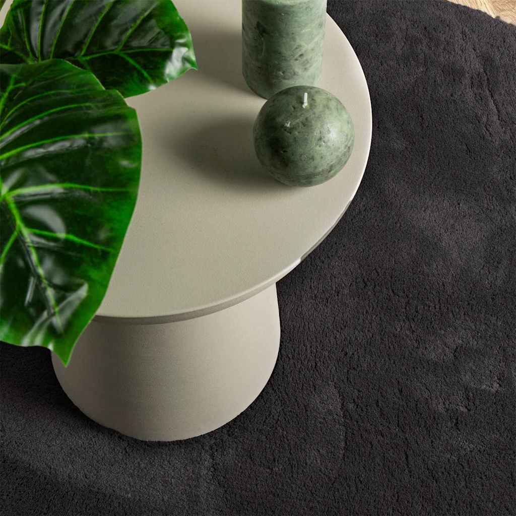 vidaXL Χαλί HUARTE Μαύρο 80 x 150 cm Πολυεστέρας