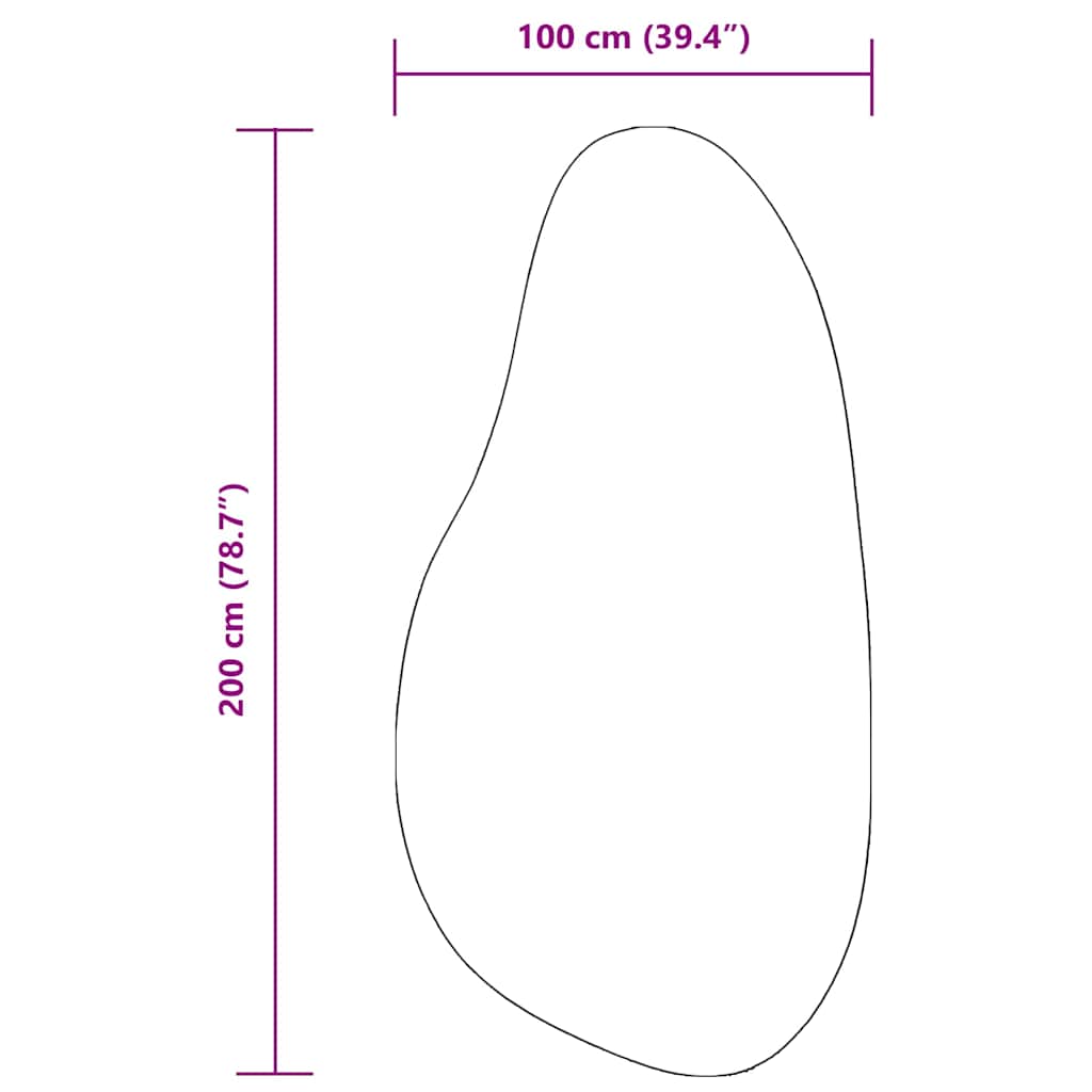 vidaXL Χαλί Γκρι 100 x 200 cm Πολυεστέρας