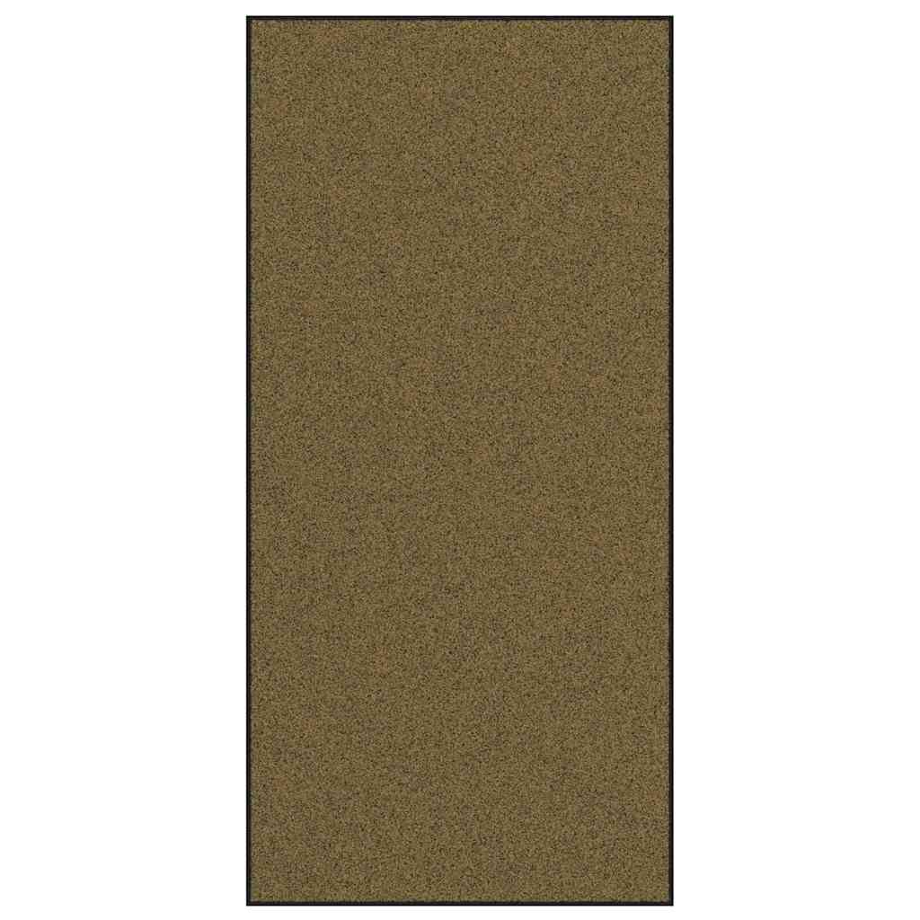 vidaXL Χαλάκι Εξώπορτας Καφέ και Μαύρο 120 x 250 cm Πολυαμίδιο και PVC