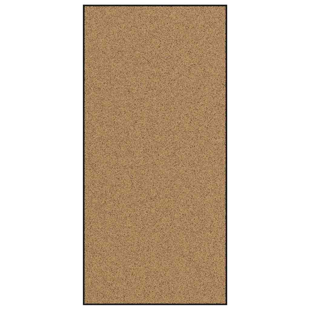 vidaXL Χαλάκι Εξώπορτας Κρέμα και Μαύρο 120 x 250 cm