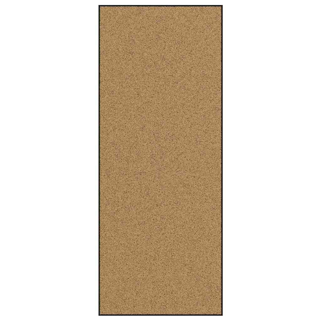 vidaXL Χαλάκι Εξώπορτας Κρέμα και Μαύρο 120 x 300 cm