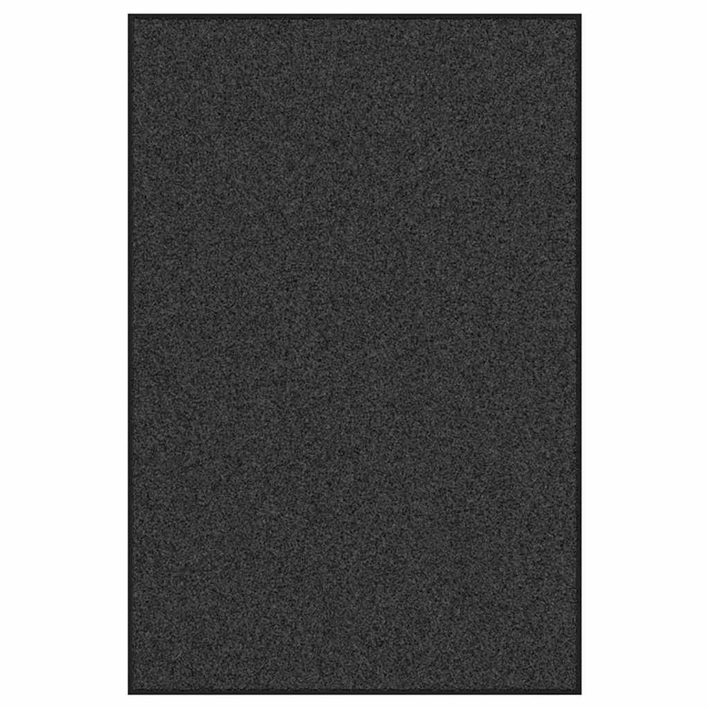 vidaXL Χαλάκι Εξώπορτας Ανθρακί και Μαύρο 120 x 180 cm