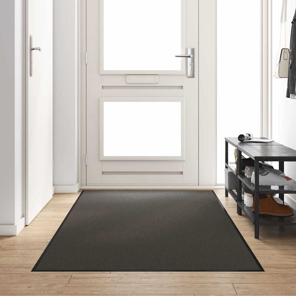 vidaXL Χαλάκι Εξώπορτας Ανθρακί και Μαύρο 120 x 300 cm