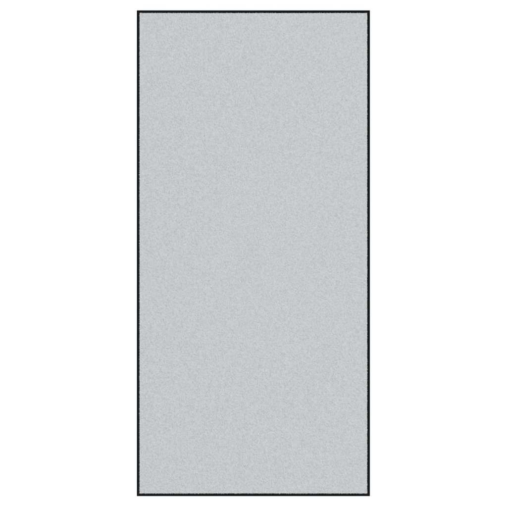 vidaXL Χαλάκι Εξώπορτας Γκρι και Μαύρο 120 x 250 cm