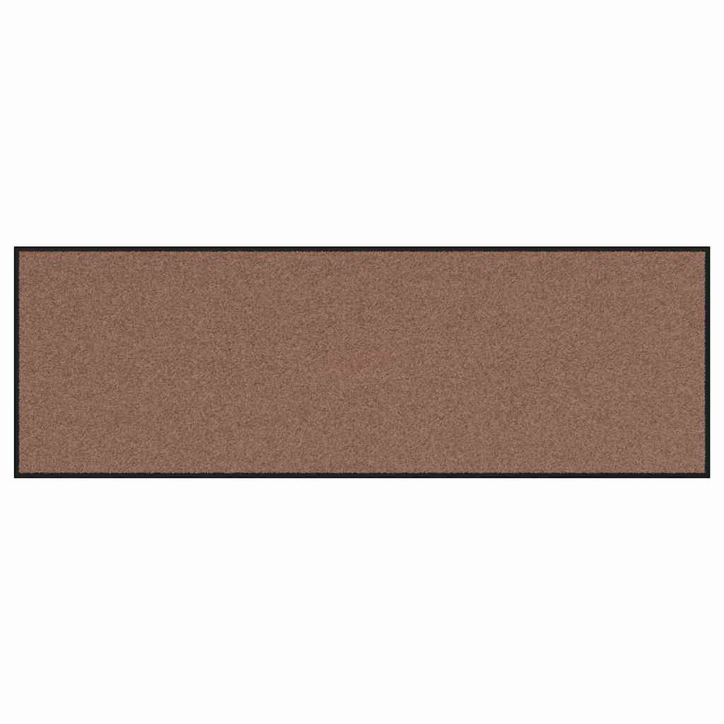 vidaXL Χαλάκι Εξώπορτας Καφέ και Μαύρο 60 x 180 cm