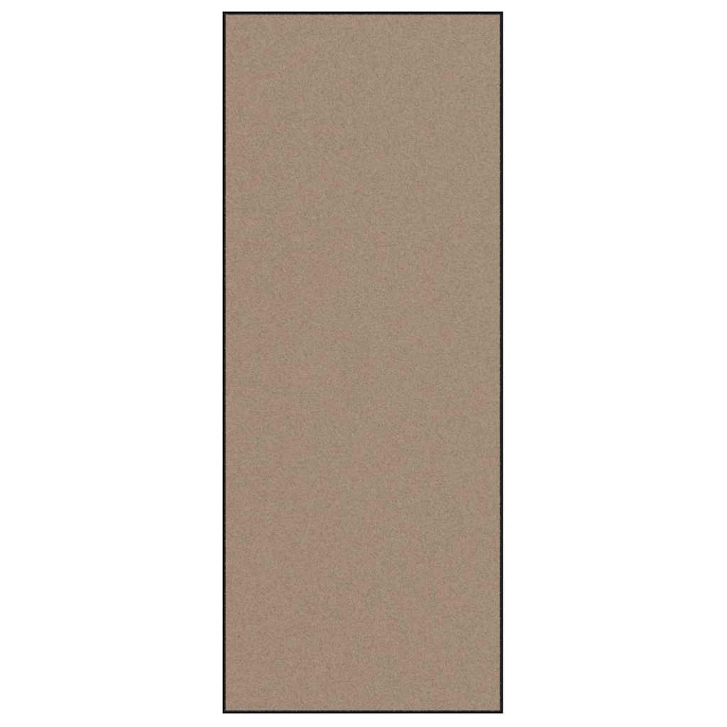 vidaXL Χαλάκι Εξώπορτας Μπεζ και Μαύρο 120 x 300 cm