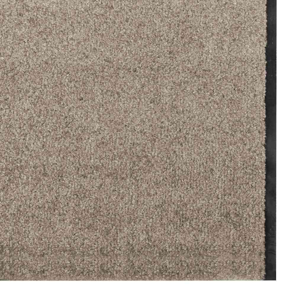 vidaXL Χαλάκι Εξώπορτας Άλλο Μπεζ και Μαύρο 120 x 400 cm
