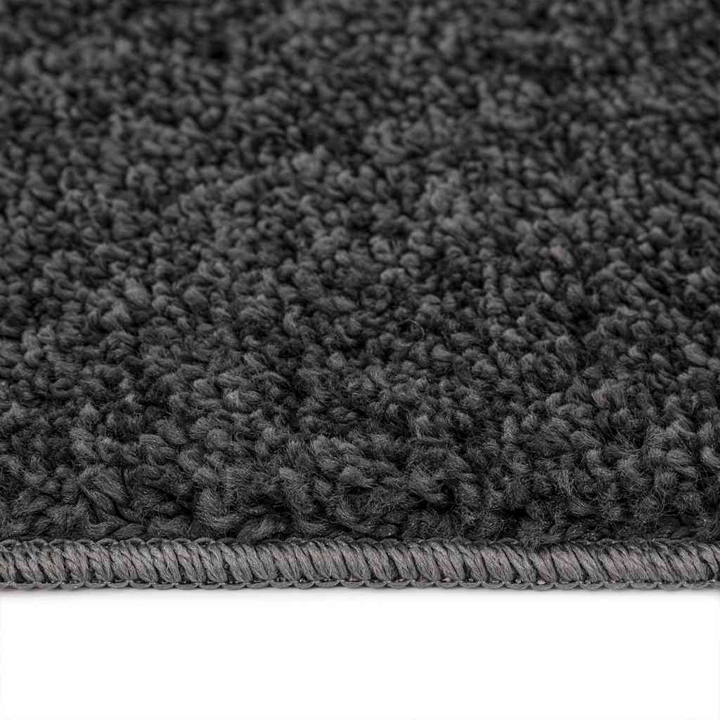 vidaXL Χαλί Σκούρο γκρι 200 x 200 cm Πολυπροπυλένιο