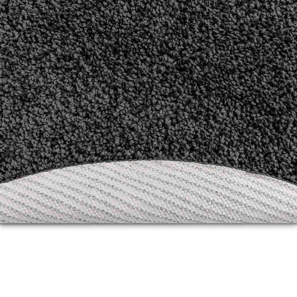 vidaXL Χαλί Σκούρο γκρι 120 x 120 cm Πολυπροπυλένιο