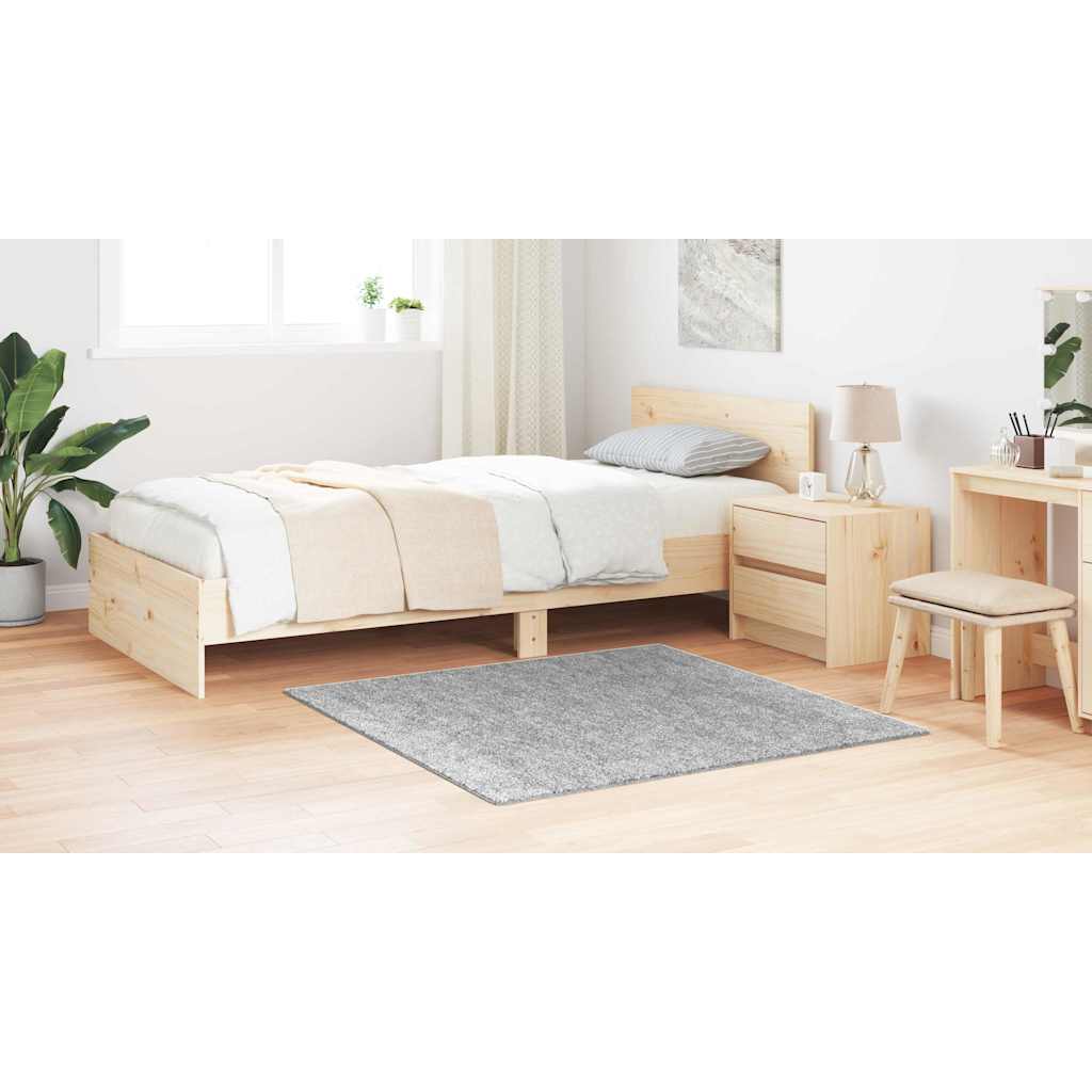 vidaXL Χαλί Γκρι 120 x 120 cm Πολυπροπυλένιο