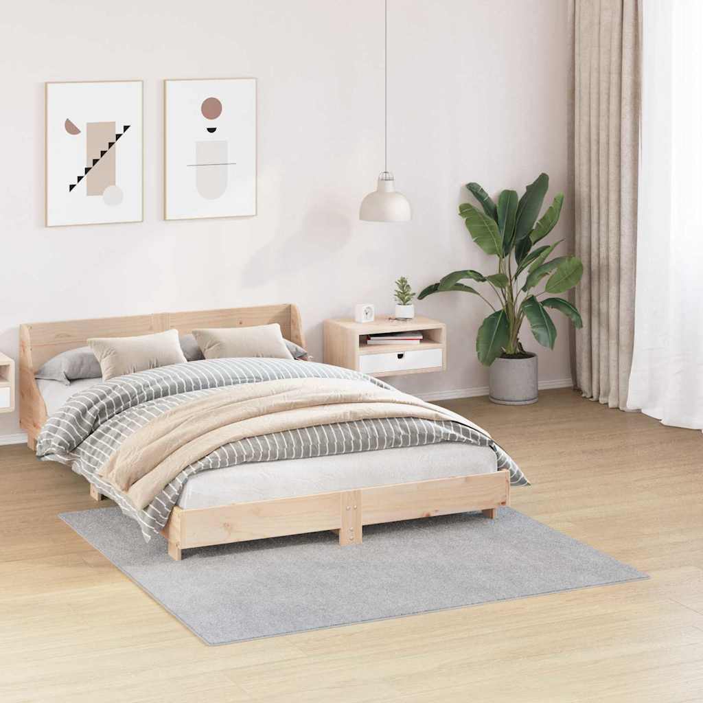 vidaXL Χαλί Γκρι 160 x 160 cm Πολυπροπυλένιο