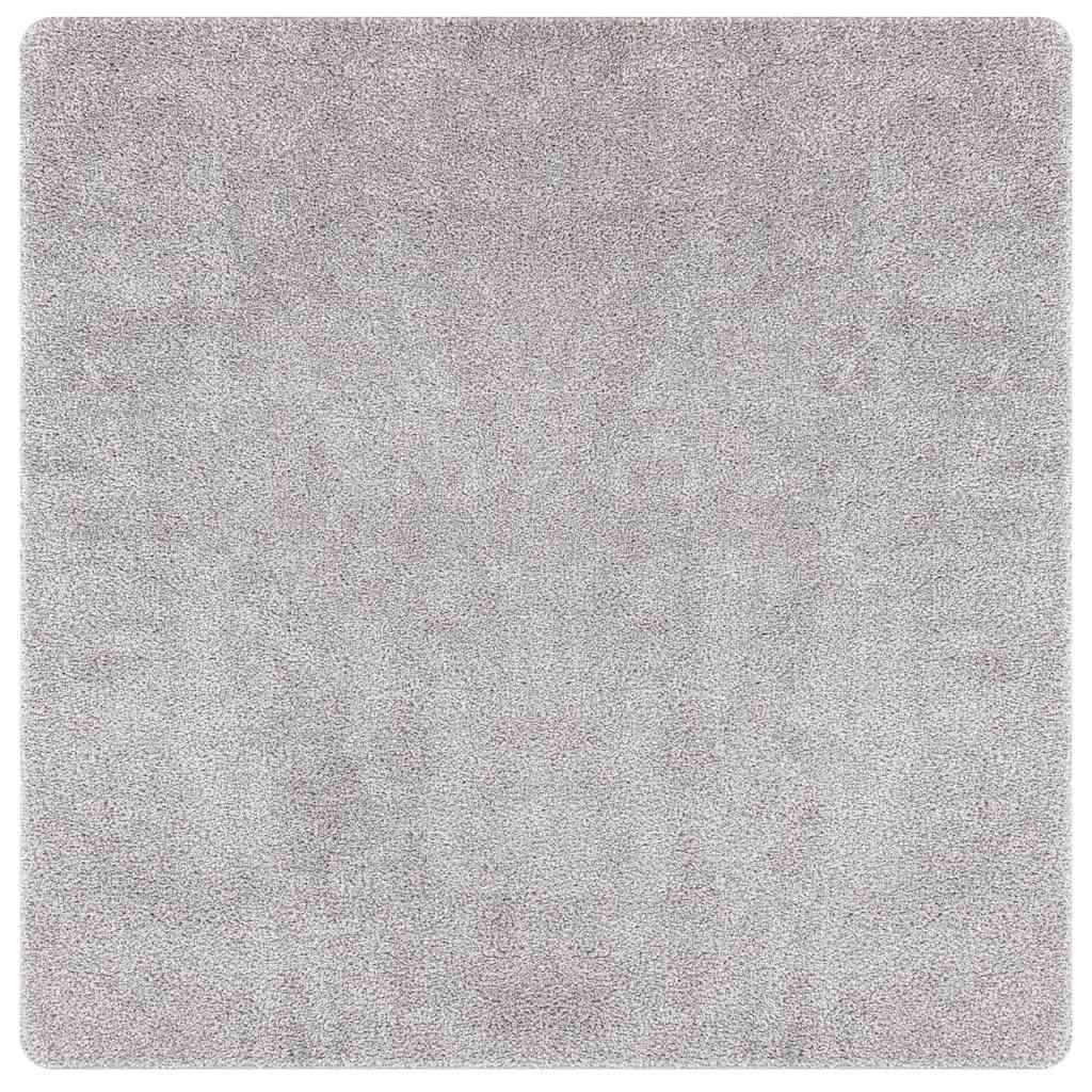 vidaXL Χαλί Γκρι 160 x 160 cm Πολυπροπυλένιο