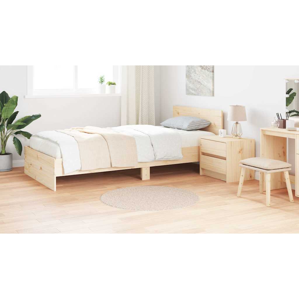 vidaXL Χαλί Κρεμ 90 x 90 cm Πολυπροπυλένιο