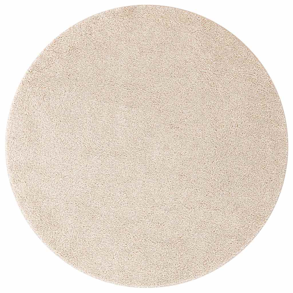 vidaXL Χαλί Κρεμ 90 x 90 cm Πολυπροπυλένιο