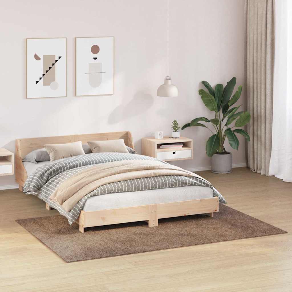 vidaXL Χαλί Καφέ 140 x 200 cm Πολυπροπυλένιο