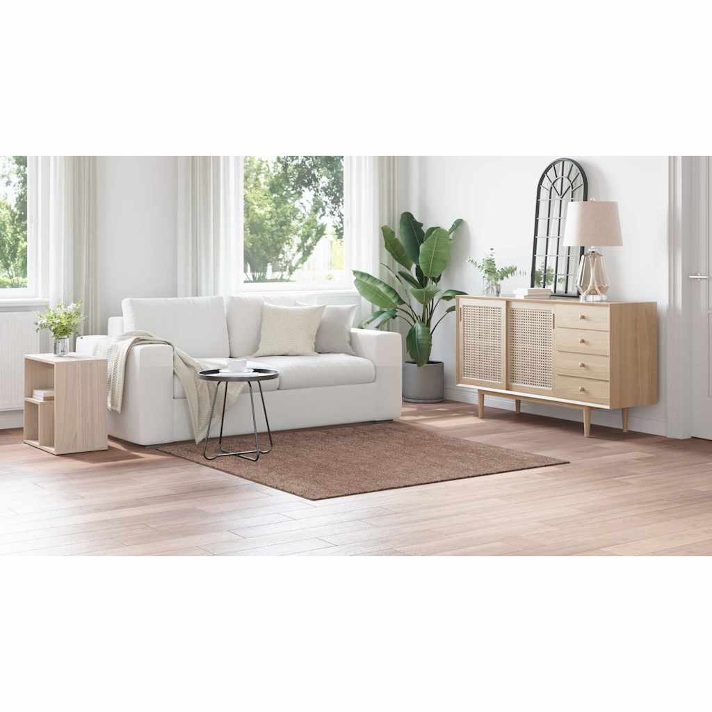 vidaXL Χαλί Καφέ 160 x 160 cm Πολυπροπυλένιο