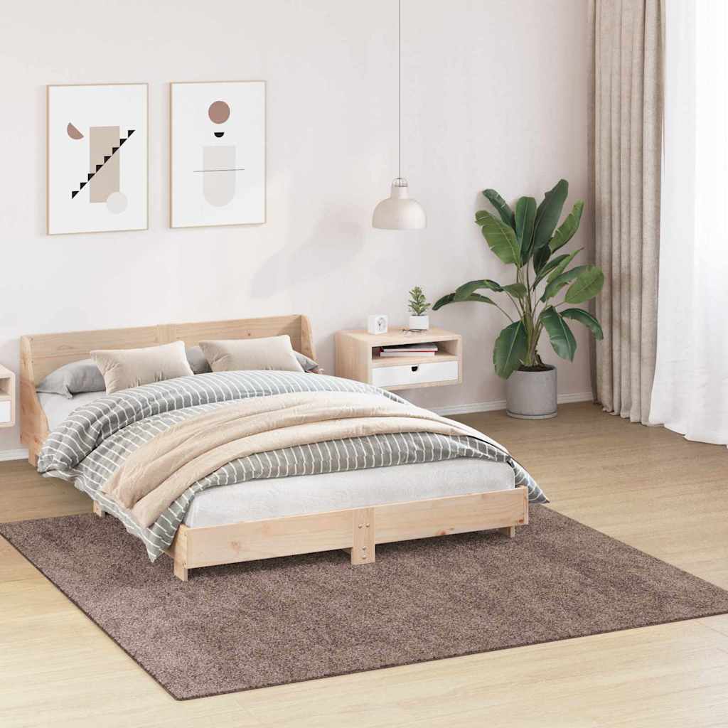 vidaXL Χαλί Καφέ 200 x 200 cm Πολυπροπυλένιο