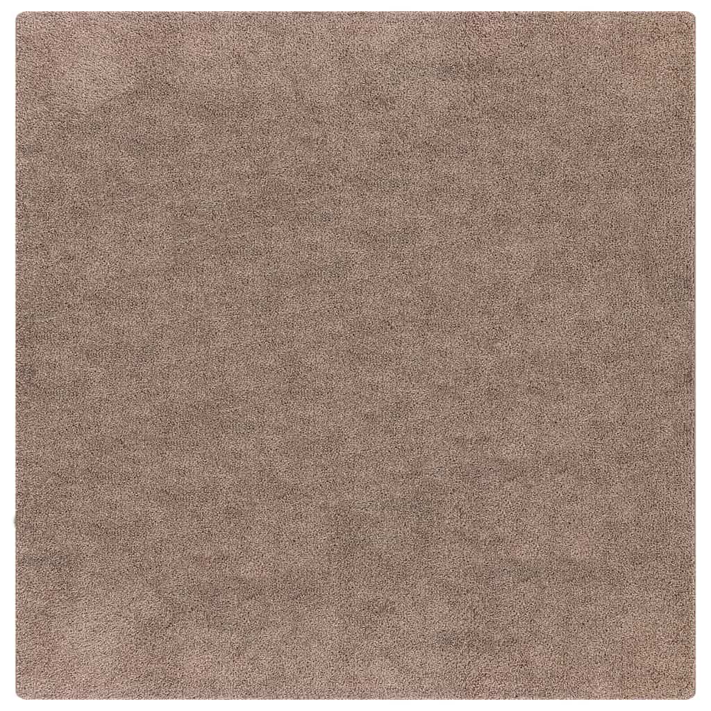 vidaXL Χαλί Καφέ 200 x 200 cm Πολυπροπυλένιο