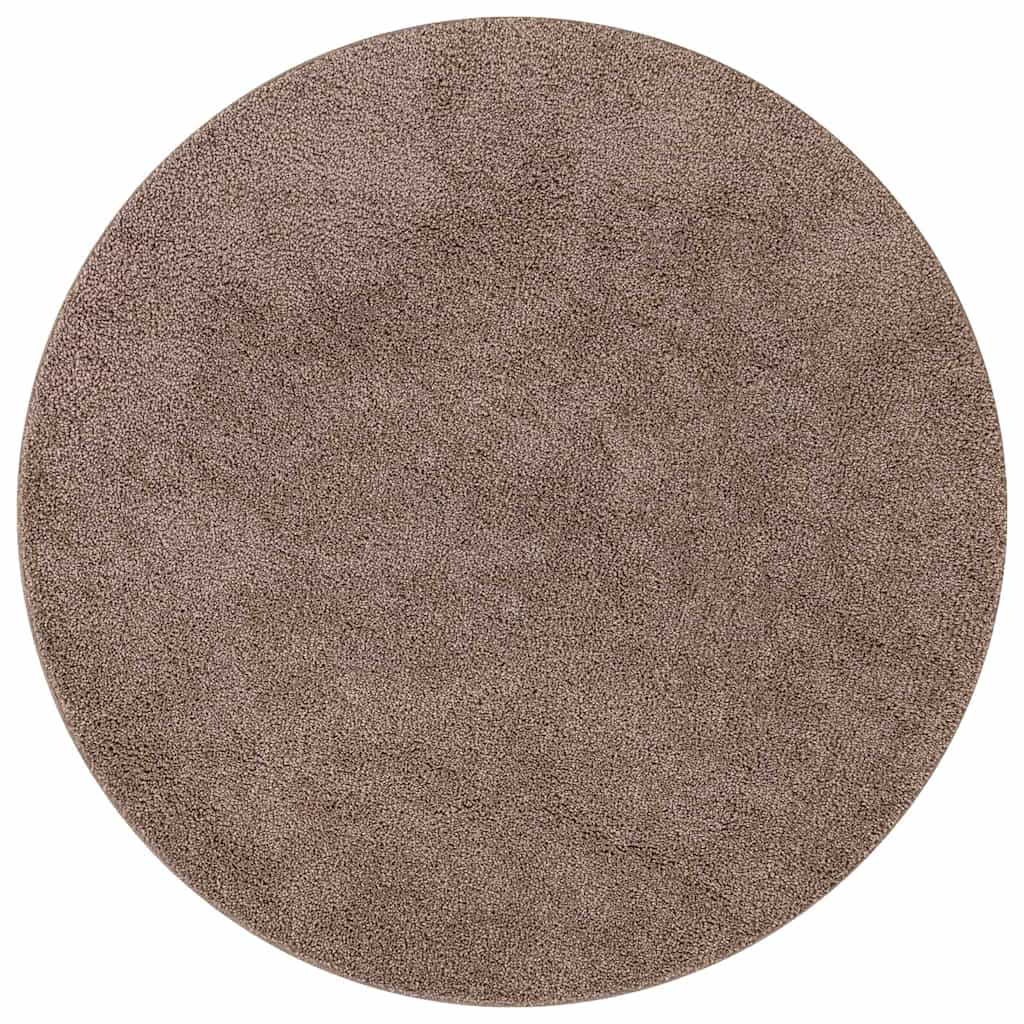vidaXL Χαλί Καφέ 120 x 120 cm Πολυπροπυλένιο