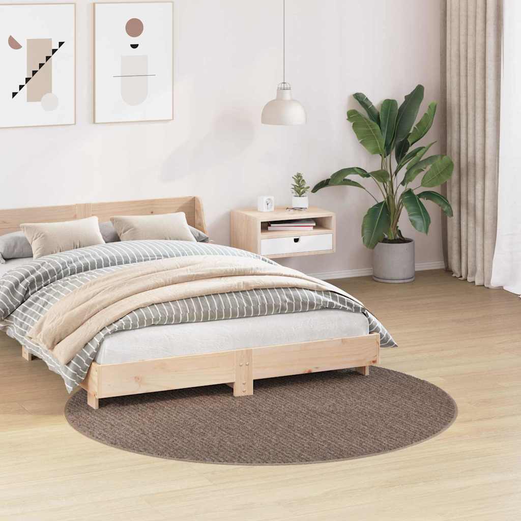 vidaXL Χαλί Καφέ 160 x 160 cm Πολυπροπυλένιο