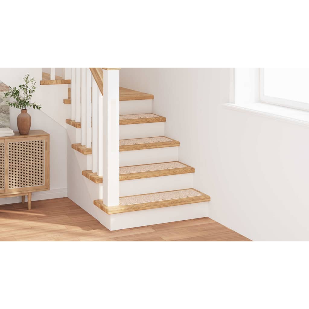 vidaXL Σκαλοπάτια 15 pcs Κρεμ 75 x 20 cm Πολυπροπυλένιο