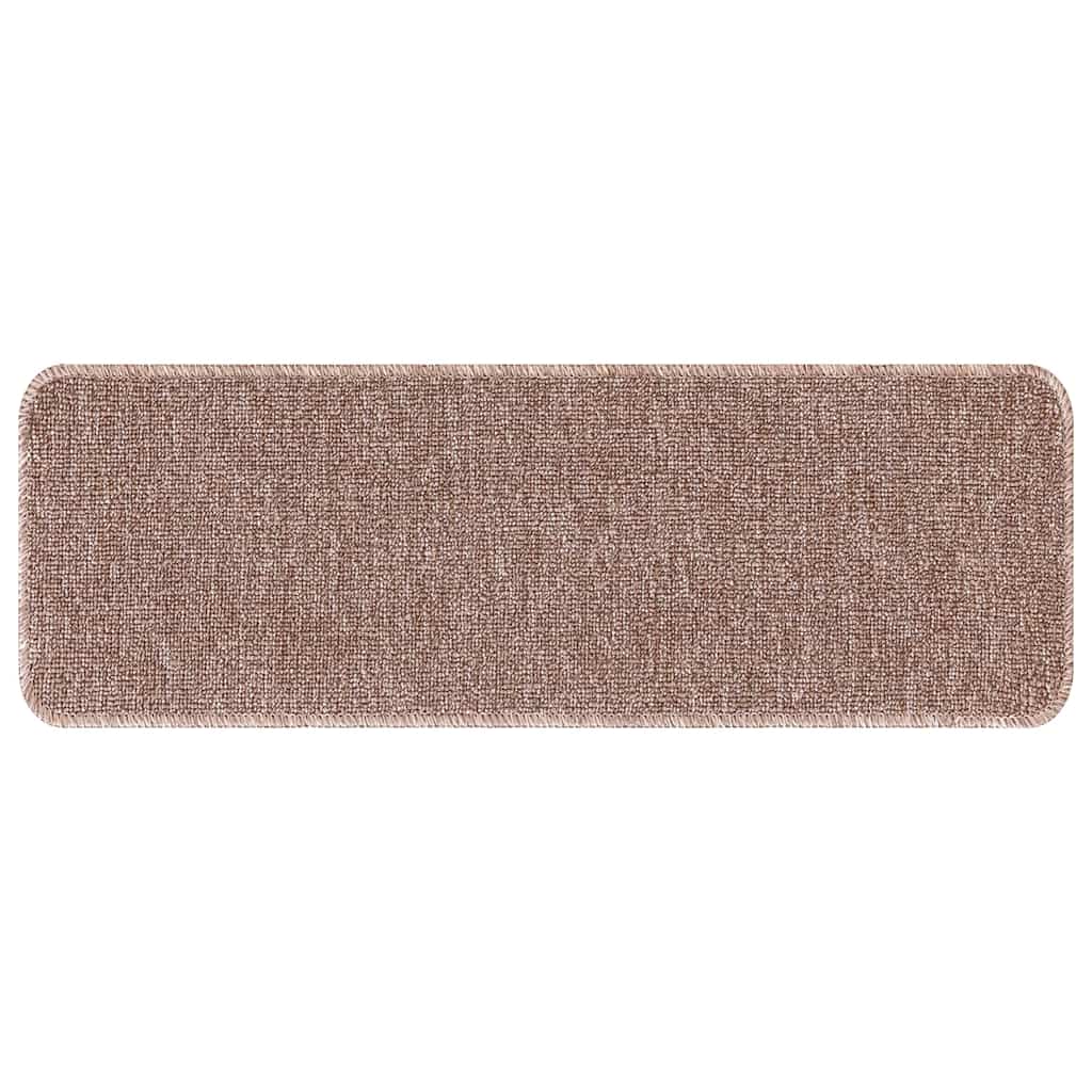 vidaXL Σκαλοπάτια 15 pcs Ανοιχτό καφέ 60 x 25 cm Πολυπροπυλένιο