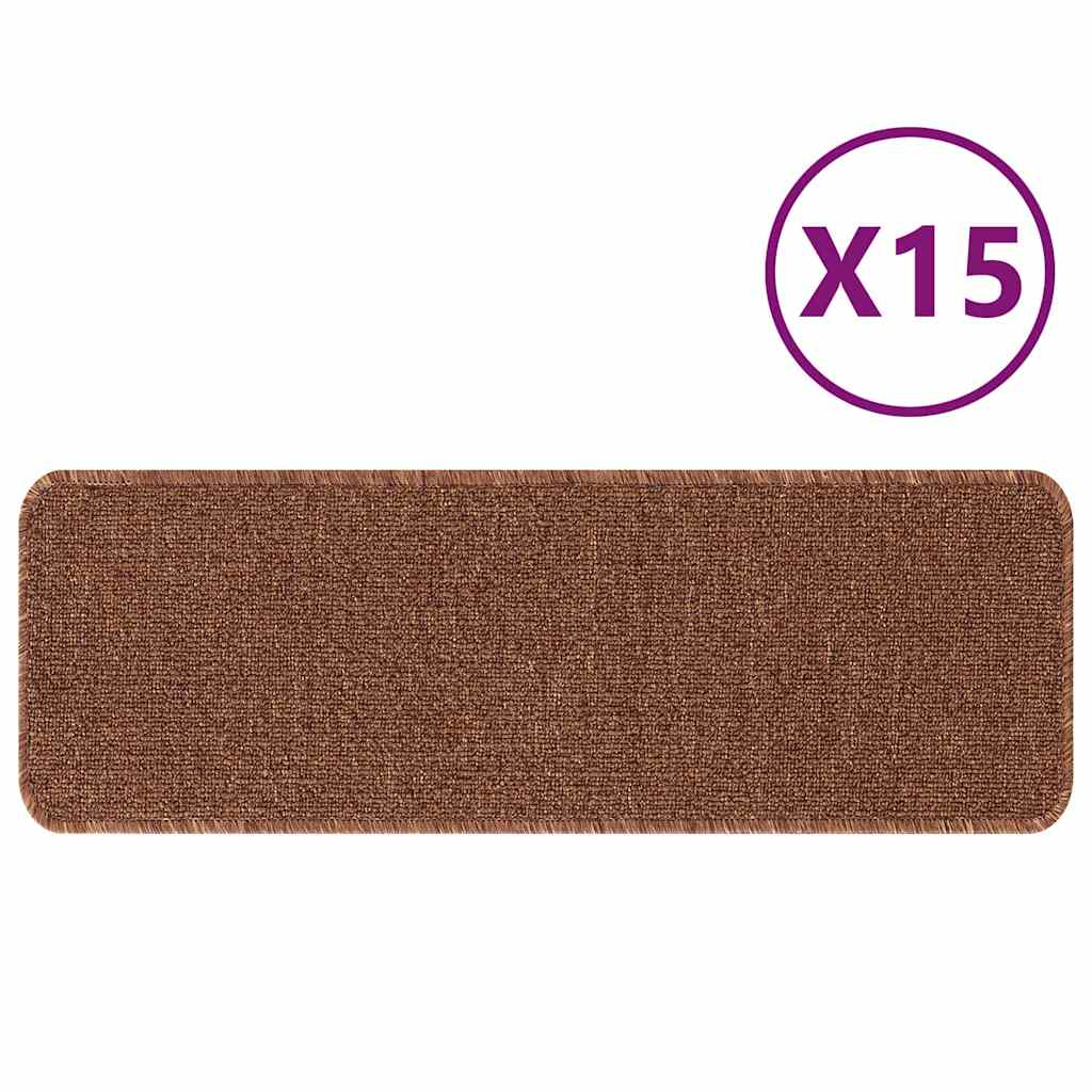 vidaXL Σκαλοπάτια 15 pcs Κίτρινο 60 x 25 cm Πολυπροπυλένιο