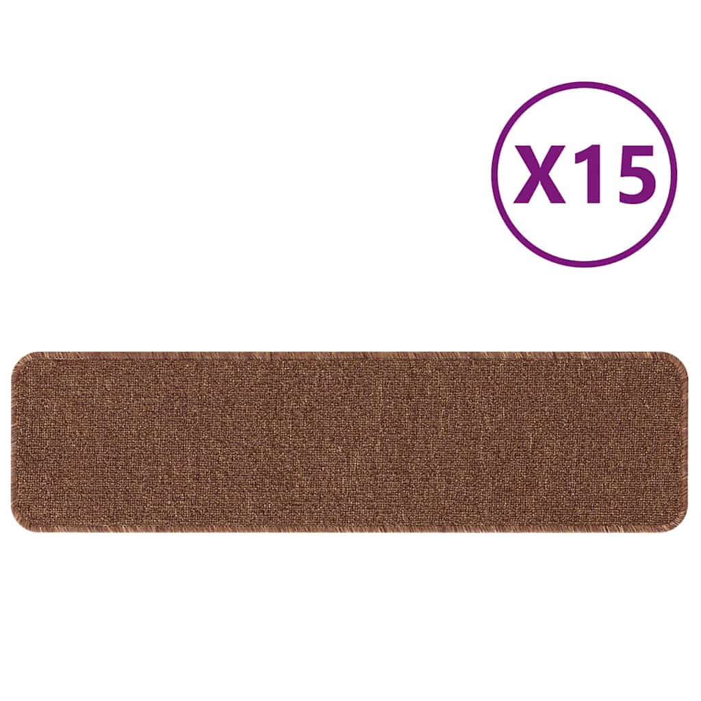 vidaXL Σκαλοπάτια 15 pcs Κίτρινο 75 x 20 cm Πολυπροπυλένιο
