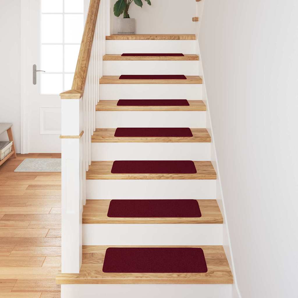 vidaXL Σκαλοπάτια 15 pcs Μπορντό 60 x 25 cm Πολυπροπυλένιο
