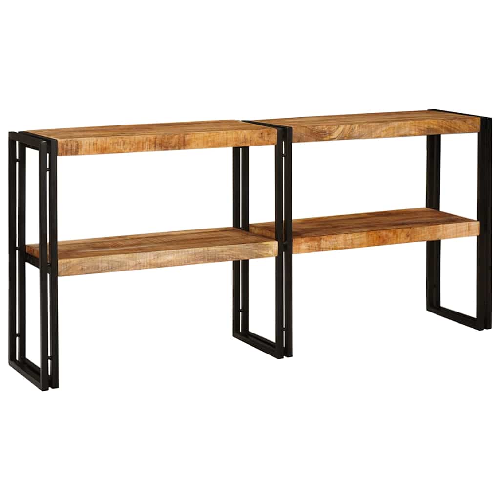 vidaXL Τραπέζι κονσόλας Καφέ 160 x 33 x 75 εκ. Στερεό ξύλο μάνγκο