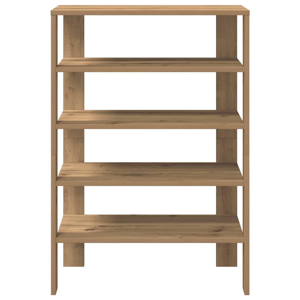vidaXL Ράφι παπουτσιών Artisan Oak 61x32x87,5 cm Κατασκευασμένο ξύλο