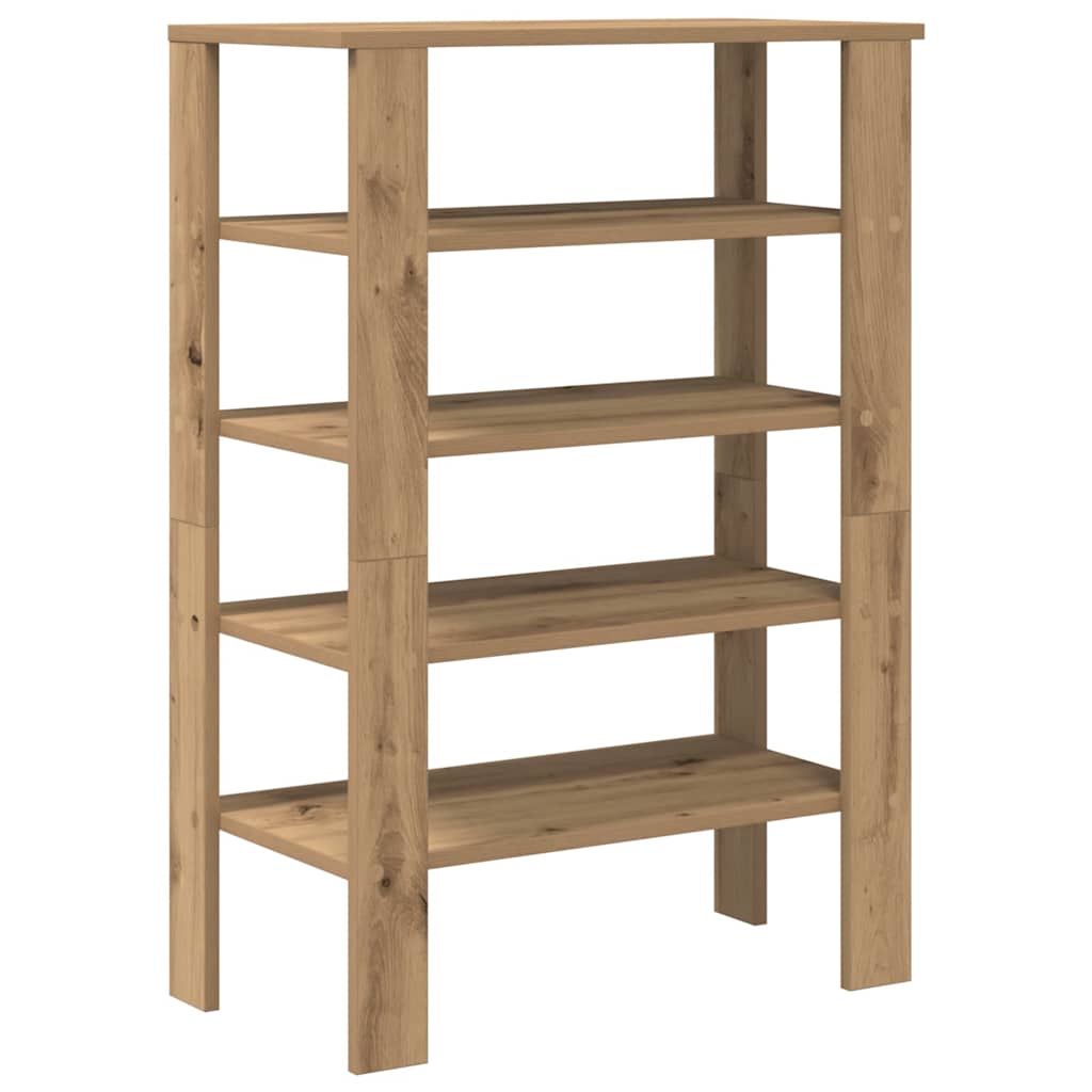 vidaXL Ράφι παπουτσιών Artisan Oak 61x32x87,5 cm Κατασκευασμένο ξύλο
