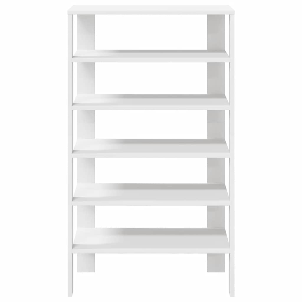 vidaXL Παπουτσοθήκη Λευκή 61x32x105 εκ. από Επεξεργασμένο Ξύλο