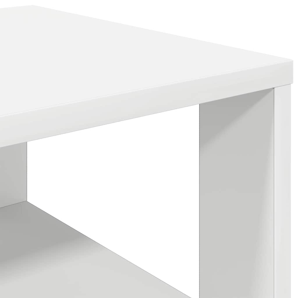 vidaXL Παπουτσοθήκη Λευκή 61x32x105 εκ. από Επεξεργασμένο Ξύλο