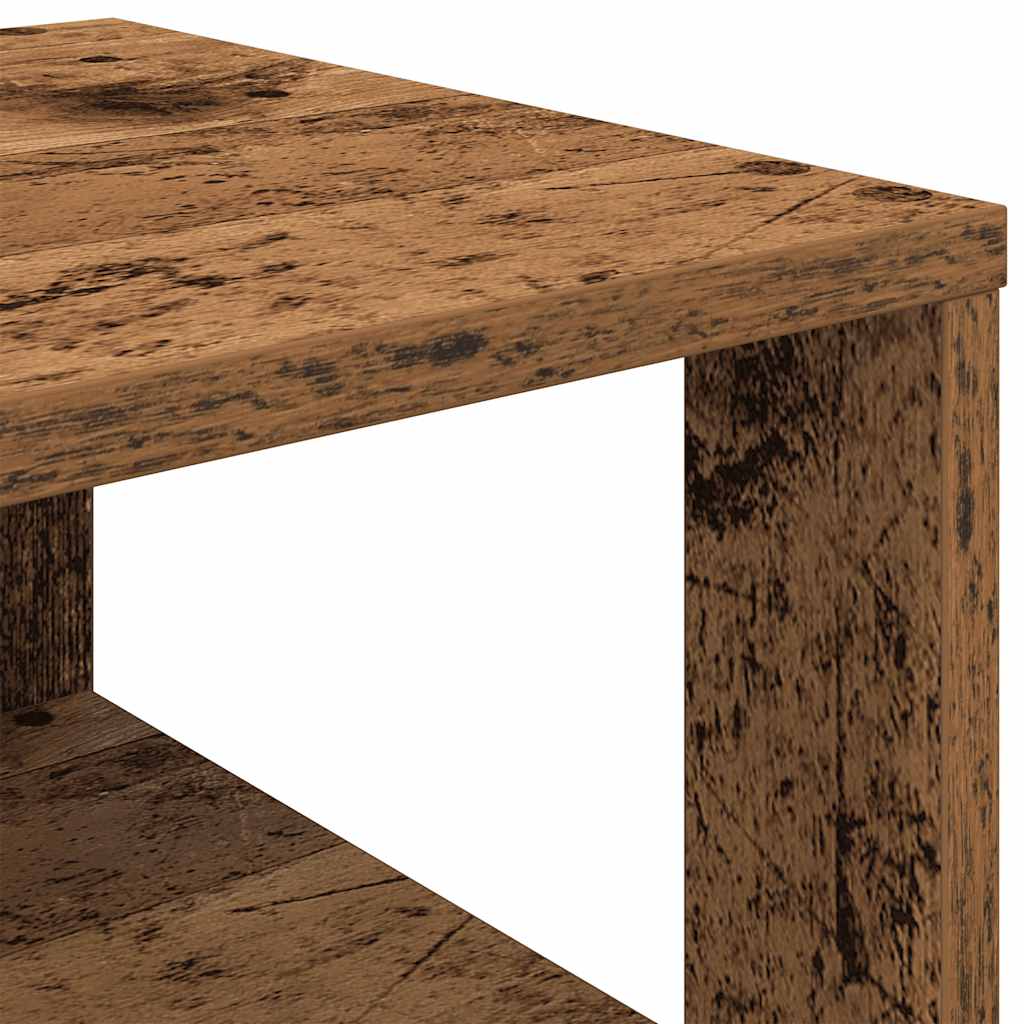 Ράφι παπουτσιών vidaXL Παλιό ξύλο 61x32x105 cm Κατασκευασμένο ξύλο