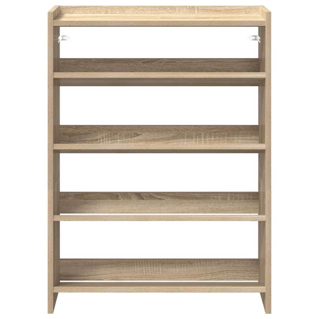 Ράφι παπουτσιών vidaXL Sonoma Oak 60x25x81 cm Κατασκευασμένο ξύλο