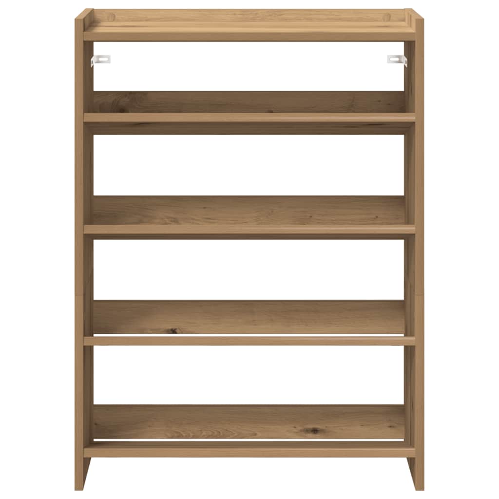 Ράφι παπουτσιών vidaXL Artisan Oak 60x25x81 cm Κατασκευασμένο ξύλο