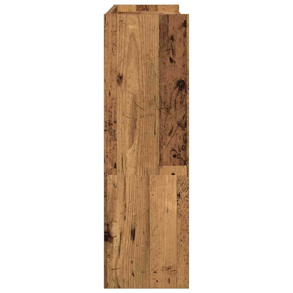 Ράφι παπουτσιών vidaXL Παλιό ξύλο 80x25x81 cm Κατασκευασμένο ξύλο
