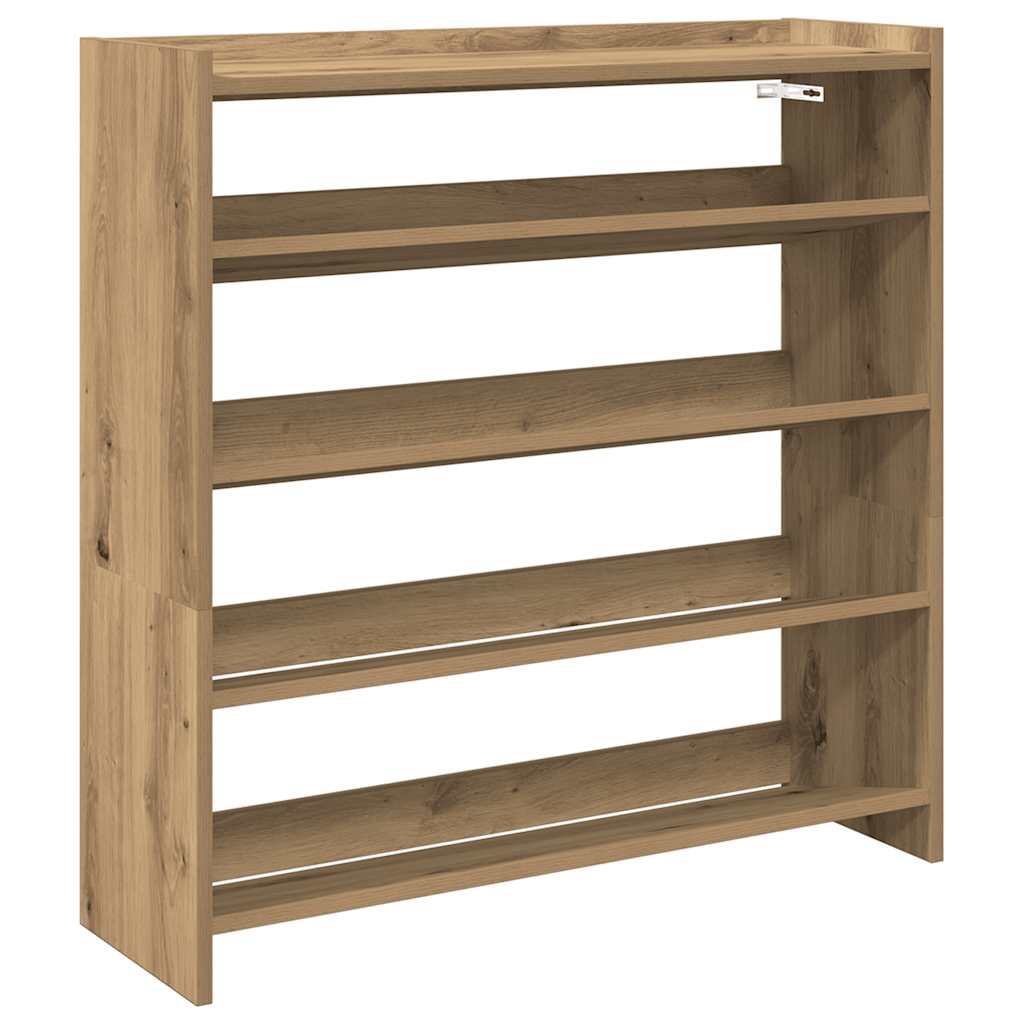 Ράφι παπουτσιών vidaXL Artisan Oak 80x25x81 cm Κατασκευασμένο ξύλο
