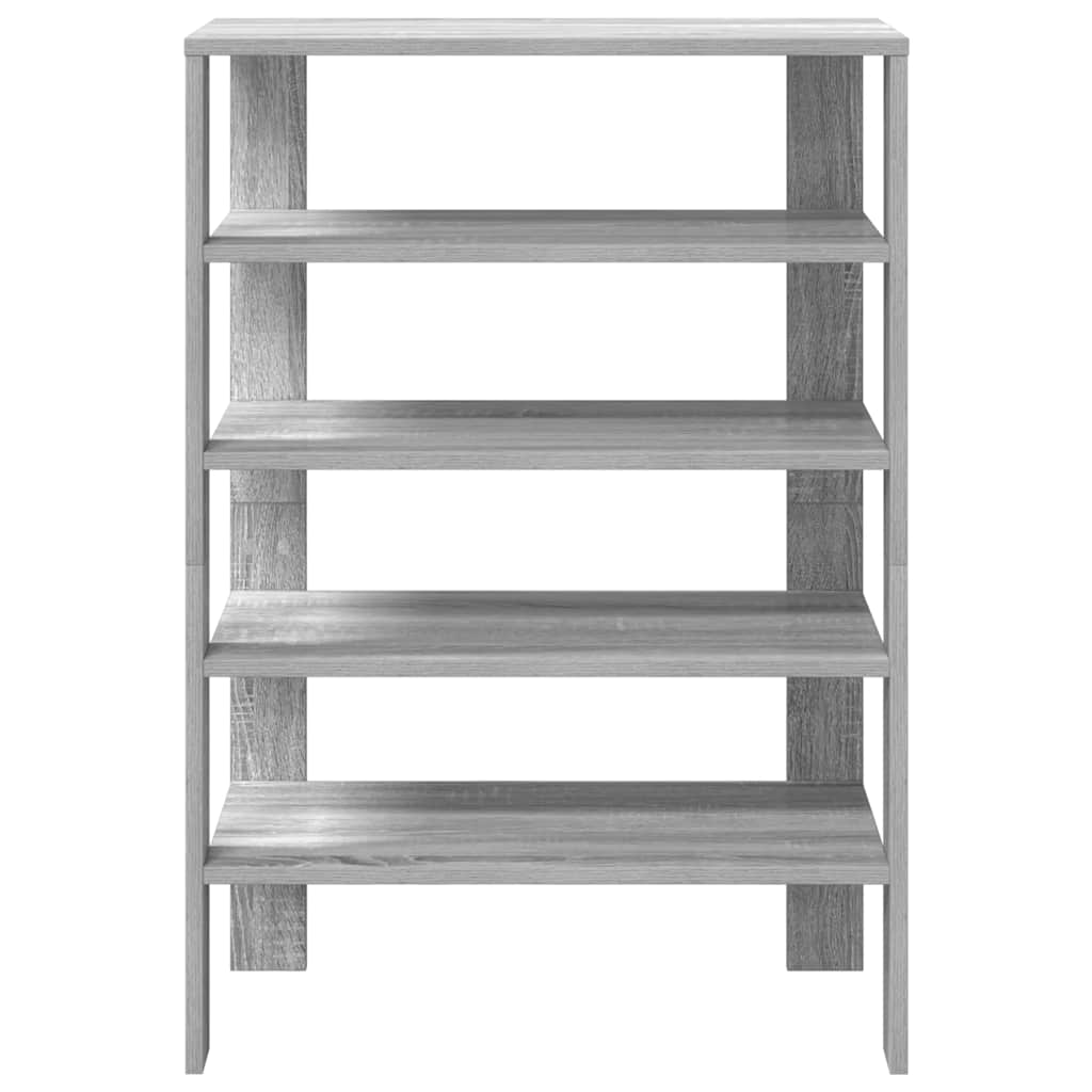 Ράφι παπουτσιών vidaXL Γκρι Sonoma 60x30x98 cm Κατασκευασμένο ξύλο